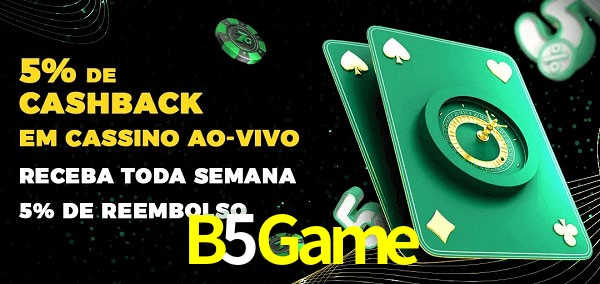 Promoções do cassino ao Vivo B5Game